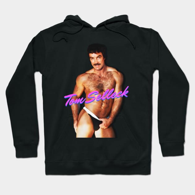 Tom Selleck Hoodie by Sentra Coffee